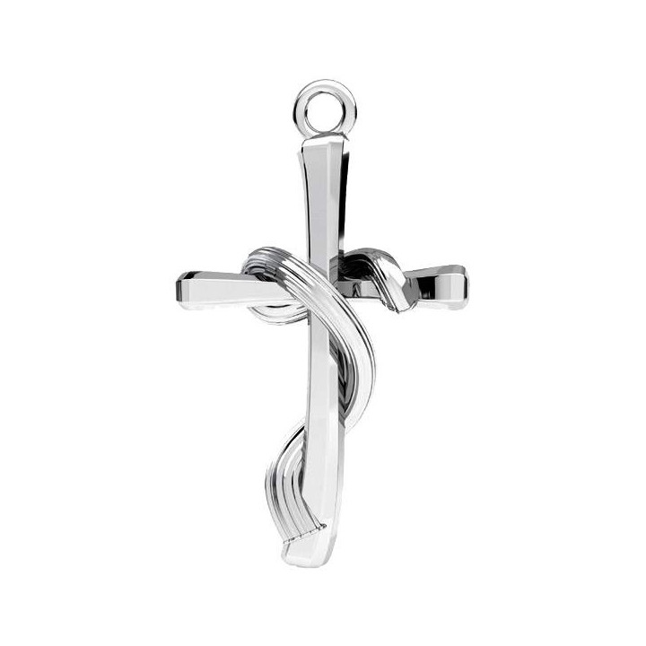 G0712 Pandant Ag 925 Cruce  1 buc - bijuterii personalizate din argint | simoshop