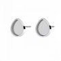 G0718-Tije platou lacrima 6,3X7,5 mm cu bordura inalta - bijuterii personalizate din argint | simoshop