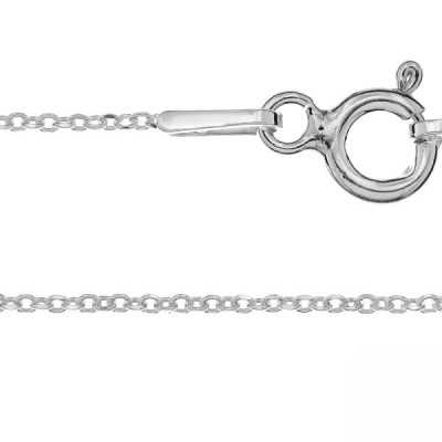 G0737-Colier lant anchor argint 925 0.9mm x 45cm 1 buc - bijuterii personalizate din argint | simoshop