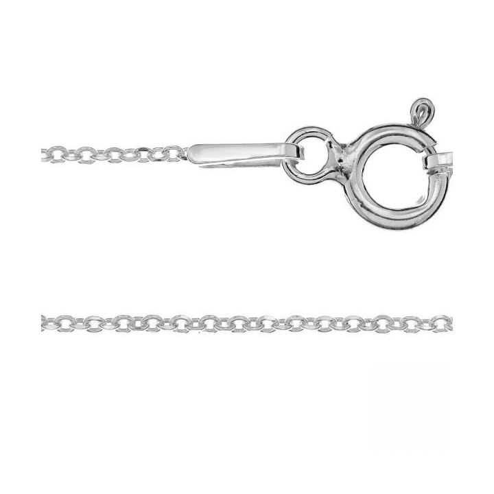 G0737-Colier lant anchor argint 925 0.9mm x 45cm 1 buc - bijuterii personalizate din argint | simoshop