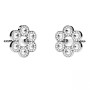 G0739 -Tija cercei floare argint 11mm -1 buc - bijuterii personalizate din argint | simoshop