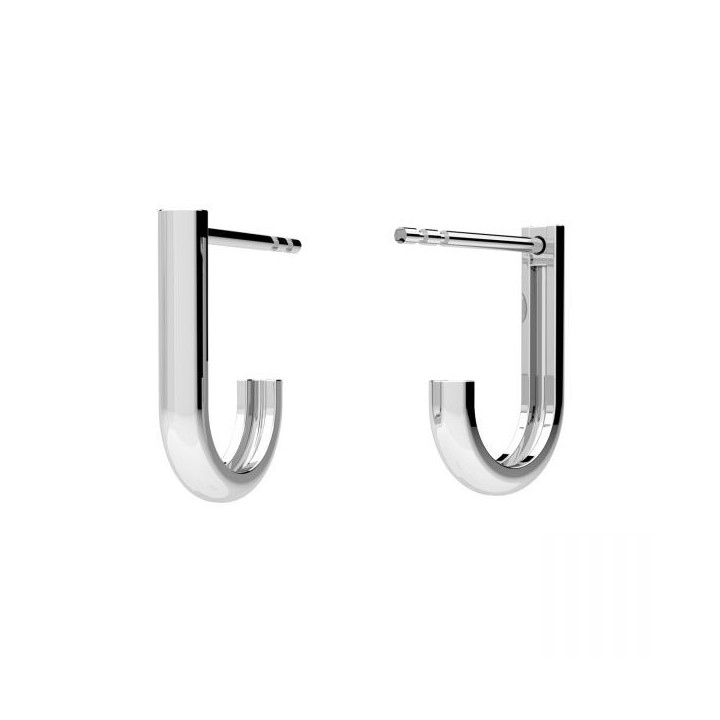 copy of G0248 -Tije cercei bilute argint 3.3x10mm -1 buc - bijuterii personalizate din argint | simoshop
