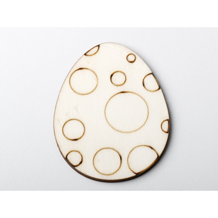 L1175- Decupaj ou din lemn v7 5x7cm 1buc - bijuterii personalizate din argint | simoshop
