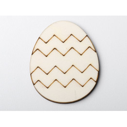 L1176- Decupaj ou din lemn v8 5x7cm 1buc - bijuterii personalizate din argint | simoshop