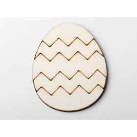 L1176- Decupaj ou din lemn v8 5x7cm 1buc - bijuterii personalizate din argint | simoshop