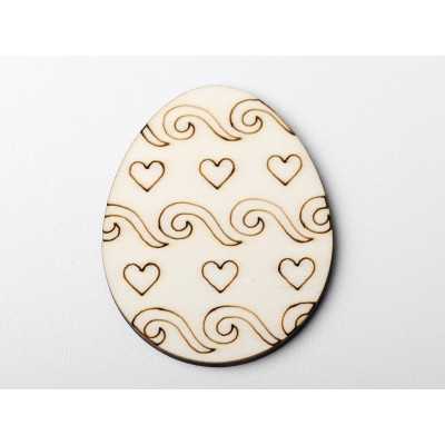 L1177- Decupaj ou din lemn v9 5x7cm 1buc - bijuterii personalizate din argint | simoshop