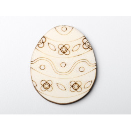 L1178- Decupaj ou din lemn v10 5x7cm 1buc - bijuterii personalizate din argint | simoshop