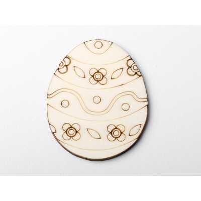 L1178- Decupaj ou din lemn v10 5x7cm 1buc - bijuterii personalizate din argint | simoshop