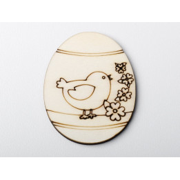 L1179- Decupaj ou din lemn v11 5x7cm 1buc - bijuterii personalizate din argint | simoshop