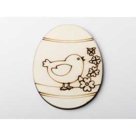 L1179- Decupaj ou din lemn v11 5x7cm 1buc - bijuterii personalizate din argint | simoshop