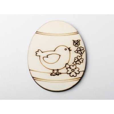 L1179- Decupaj ou din lemn v11 5x7cm 1buc - bijuterii personalizate din argint | simoshop
