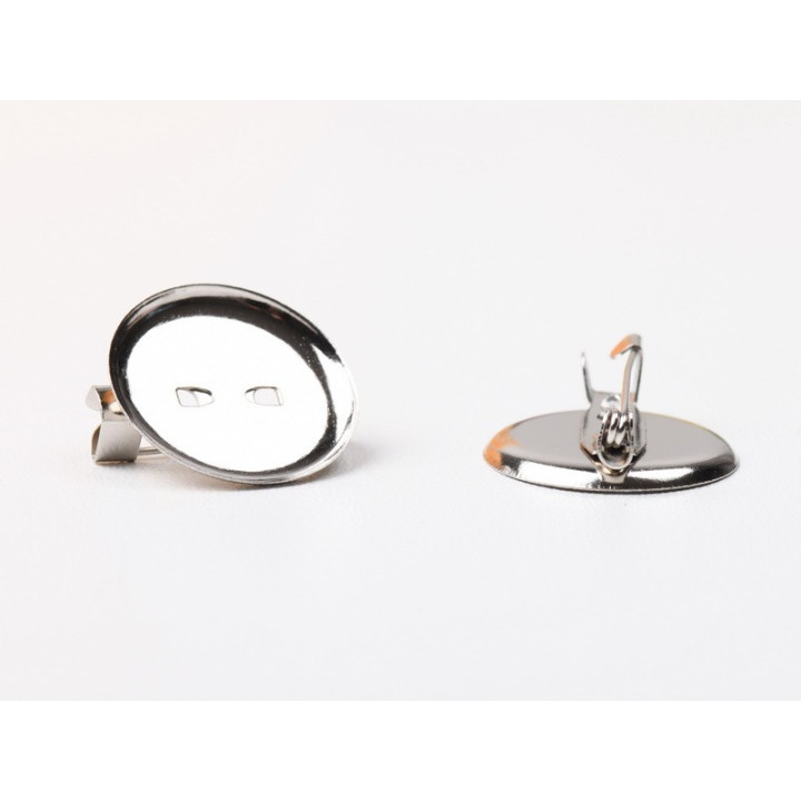H014 - Brosa 19mm din metal comun - bijuterii personalizate din argint | simoshop