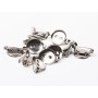 H015 - Brosa 15 mm din metal comun - bijuterii personalizate din argint | simoshop