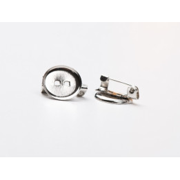 H016 - Brosa 13 mm din metal comun - bijuterii personalizate din argint | simoshop