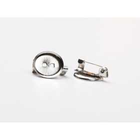 H016 - Brosa 13 mm din metal comun - bijuterii personalizate din argint | simoshop