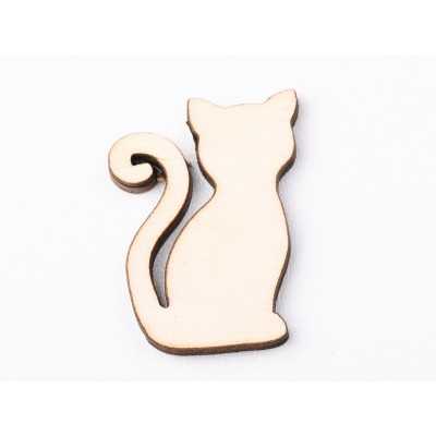 L1184-Blank pisicuta fara gaura 4x3 cm - bijuterii personalizate din argint | simoshop