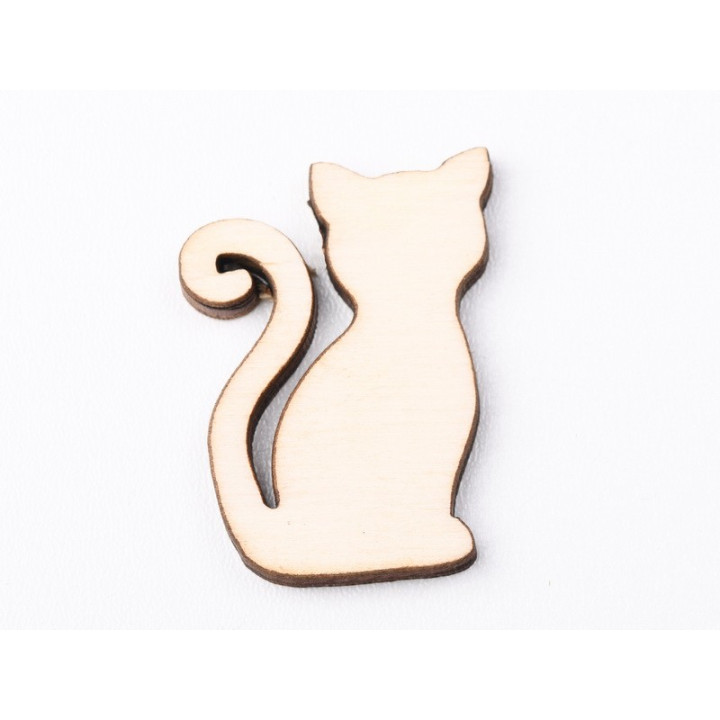 L1184-Blank pisicuta fara gaura 4x3 cm - bijuterii personalizate din argint | simoshop