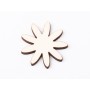 L1185-Blank floare fara gaura 4 cm - bijuterii personalizate din argint | simoshop