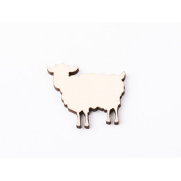 L1186-Blank animal ferma fara gaura 3x3.5 cm - bijuterii personalizate din argint | simoshop