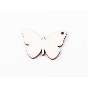 L1187-Blank fluturas cu gaura 4x2.7 cm - bijuterii personalizate din argint | simoshop