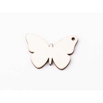 L1187-Blank fluturas cu gaura 4x2.7 cm - bijuterii personalizate din argint | simoshop