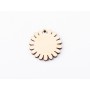 L1189-Blank floare cu gaura 3 cm - bijuterii personalizate din argint | simoshop