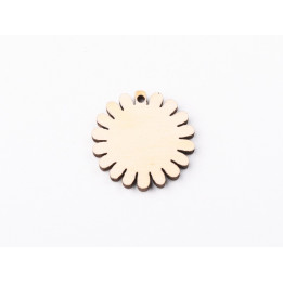 L1189-Blank floare cu gaura 3 cm - bijuterii personalizate din argint | simoshop