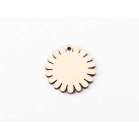 L1189-Blank floare cu gaura 3 cm - bijuterii personalizate din argint | simoshop