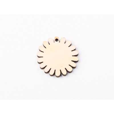 L1189-Blank floare cu gaura 3 cm - bijuterii personalizate din argint | simoshop