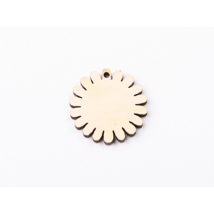 L1189-Blank floare cu gaura 3 cm - bijuterii personalizate din argint | simoshop
