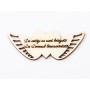 L1192-Decupaj tematica Eveniment special fetita, 8x3.5 cm - 1 buc - bijuterii personalizate din argint | simoshop