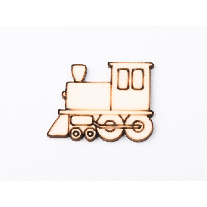 copy of L859-Decupaj din lemn Barcuta 5x5.5 cm - 1 buc - bijuterii personalizate din argint | simoshop