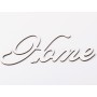 L1194-Text din MDF alb Home 15x5 cm - 1 buc - bijuterii personalizate din argint | simoshop