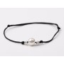 B007-Bratara reglabila cu perla si distantiere argint - bijuterii personalizate din argint | simoshop