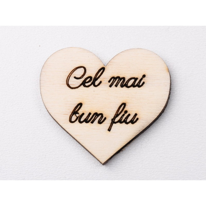 copy of L468-Decupaj inima lemn "Cea mai buna fiica"-5cm, 1 buc - bijuterii personalizate din argint | simoshop