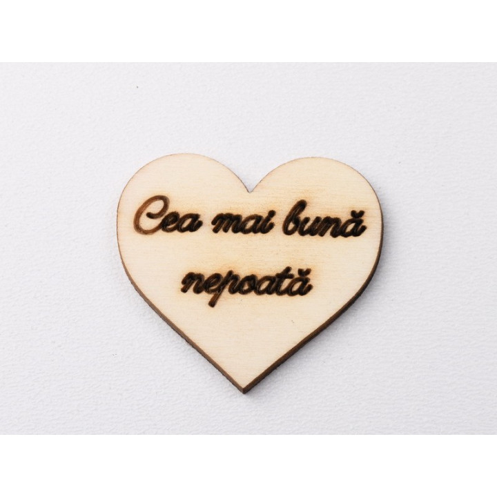 copy of L468-Decupaj inima lemn "Cea mai buna fiica"-5cm, 1 buc - bijuterii personalizate din argint | simoshop