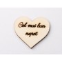 L1200-Decupaj inima lemn "Cel mai bun nepot"-5cm, 1 buc - bijuterii personalizate din argint | simoshop