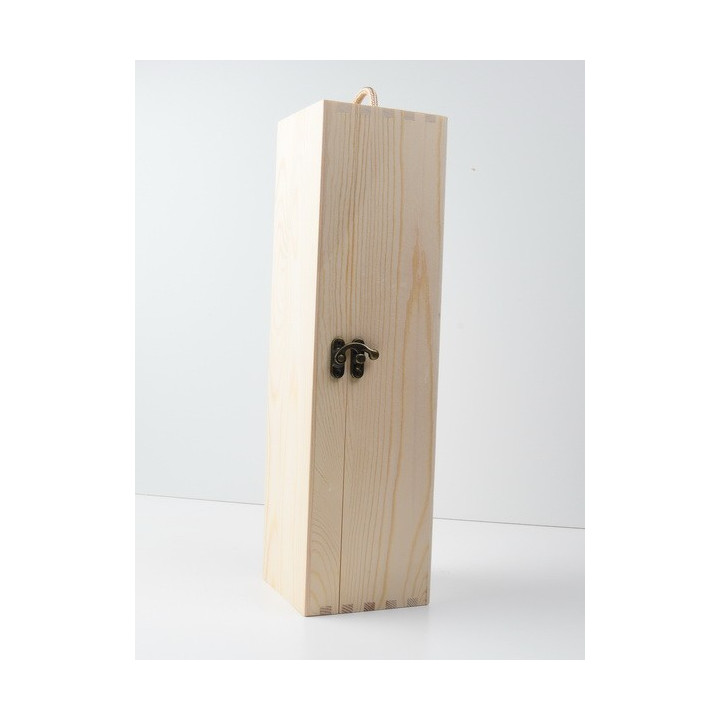 H017 - Cutie lemn pentru sticle vin personalizabila cu text /simbol - bijuterii personalizate din argint | simoshop