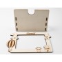 L1202- Tablou / rama foto lemn Date nastere 20x12cm - bijuterii personalizate din argint | simoshop