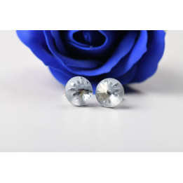 copy of Cercei lantisor 6mm cu cristal chaton, siam - 1 pereche - bijuterii personalizate din argint | simoshop