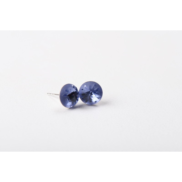 copy of Cercei lantisor 6mm cu cristal chaton, siam - 1 pereche - bijuterii personalizate din argint | simoshop