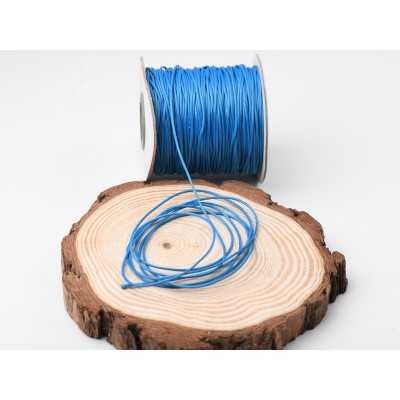 B020 - Snur cerat albastru deschis, 1mm- 10 metri - bijuterii personalizate din argint | simoshop