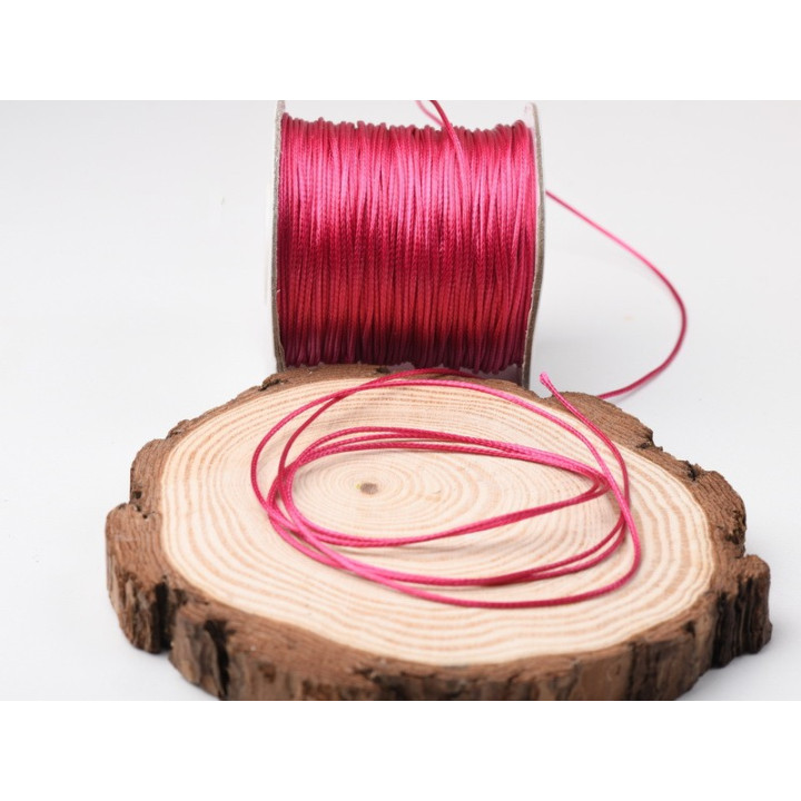 B021 - Snur cerat Ciclam, 1mm- 10 metri - bijuterii personalizate din argint | simoshop