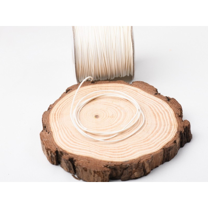 B026 - Snur cerat Alb, 1mm- 10 metri - bijuterii personalizate din argint | simoshop