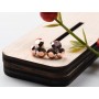 Cercei floare 3 cristale Gleam-1 pereche - bijuterii personalizate din argint | simoshop