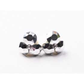 Cercei floare 3 cristale Ivy-1 pereche - bijuterii personalizate din argint | simoshop