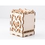 L1203-Cutiuta lemn "Visul incepe" 12.5x9cm 1buc - bijuterii personalizate din argint | simoshop