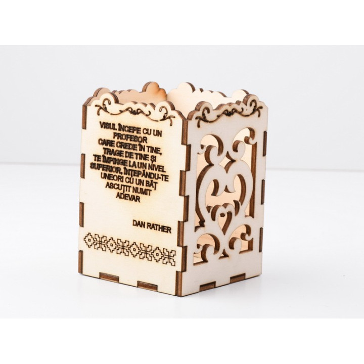 copy of L016-Cutiuta lemn "O primavara frumoasa!" 8x8cm 1buc - bijuterii personalizate din argint | simoshop