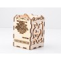 L1203-Cutiuta lemn "Visul incepe" 12.5x9cm 1buc - bijuterii personalizate din argint | simoshop