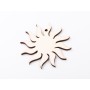 L1204-Decoratiune Soare 8cm -1 buc - bijuterii personalizate din argint | simoshop